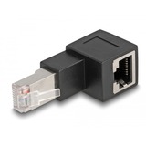 DeLOCK Adaptador RJ-45 macho > RJ-45 hembra, Cat.6a negro