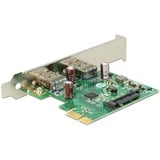 DeLOCK Tarjeta PCIe x1 a 2x USB 3.2 Gen 1 ext., Controlador USB 