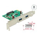 DeLOCK Tarjeta PCIe x1 a 2x USB 3.2 Gen 1 ext., Controlador USB 
