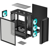 DeepCool R-CC560-BKGAA4-G-2, Cajas de torre negro