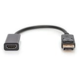 Digitus Adaptador / Convertidor DisplayPort > HDMI negro