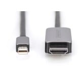 Digitus Cable adaptador mini DisplayPort > HDMI 8K negro