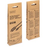 Digitus Cable adaptador mini DisplayPort > HDMI 8K negro