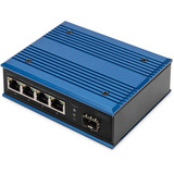 Digitus Switch PoE Gigabit 4P Industrial No Gestionado 1xSFP, Interruptor/Conmutador 