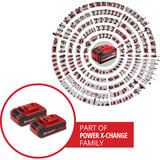 EINHELL Batería Power-X-Change TWIN-PACK 18Volt 4,0Ah rojo/Negro