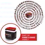 EINHELL Power X-Change TE-COL 18/27 Li-Solo, Nevera negro/Rojo