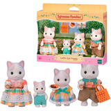 EPOCH Sylvanian Families - Familia de Gatos Lecheros, Juegos de construcción 