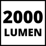 Einhell TE-CL 18/2000 LiAC - Solo LED Negro, Rojo, Lámpara rojo/Negro, LED, 20 bombilla(s), 1,23 kg, Negro, Rojo, Luz de trabajo independiente