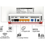 FRITZ! 20002735, Router blanco/Rojo