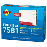 FRITZ! 20002735, Router blanco/Rojo