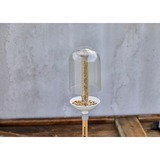 GARDENA ClickUp! comedero de pájaros Transparente, Blanco Acrílico, Contenedor Transparente, Blanco, Acrílico, 152 mm, 152 mm, 350 mm