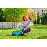 GARDENA Cortacésped a batería PowerMax 30/18V P4A conjunto listo para usar, 18Voltios negro/Turquesa