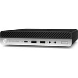 HP EliteDesk 800 G4 MP Reacondicionado, Mini-PC  negro/Plateado