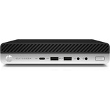 HP EliteDesk 800 G4 MP Reacondicionado, Mini-PC  negro/Plateado