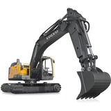 Jamara 406300 modelo controlado por radio Excavadora Motor eléctrico 1:16, Radiocontrol amarillo/Gris oscuro, Excavadora, 1:16, 14 año(s), 1200 mAh, 2,87 kg