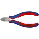 KNIPEX 72 02 125, Alicates de corte rojo/Azul