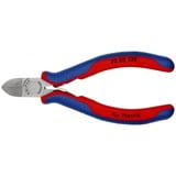 KNIPEX 72 02 125, Alicates de corte rojo/Azul