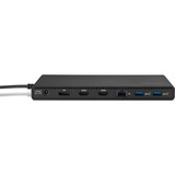 Kensington Replicador de puertos SD4842P EQ con USB-C de 10 Gbps con tres salidas de vídeo y 100 W PD, Estación de acoplamiento negro, Acoplamiento, USB 3.2 Gen 2 (3.1 Gen 2) Type-C, 100 W, 3,5 mm, 10,100,1000 Mbit/s, Negro