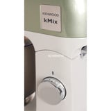 Kenwood kMix KMX760GR Batidora de varillas 1000 W Verde, Gris, Robot de cocina blanco/Verde, Batidora de varillas, Verde, Gris, Mezcla, 5 L, Metal, Acero inoxidable