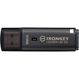 Kingston IronKey Locker+ 50 G2 128 GB, Lápiz USB antracita