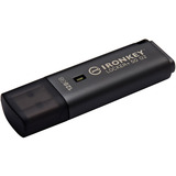 Kingston IronKey Locker+ 50 G2 128 GB, Lápiz USB antracita