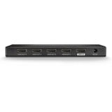 Lindy Divisor HDMI 18G de 4 Puertos, Splitter HDMI negro