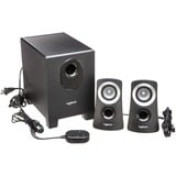 Logitech 980-000413 conjunto de altavoces 25 W PC/ordenador portátil Negro 2.1 canales 5 W, Altavoces de PC negro/Plateado, 2.1 canales, 25 W, PC/ordenador portátil, Negro, 50 W, Alámbrico, Minorista