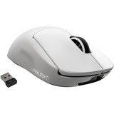 Logitech Pro X Superlight ratón mano derecha RF inalámbrico 25600 DPI, Ratones para gaming blanco, mano derecha, RF inalámbrico, 25600 DPI, 1 ms, Blanco