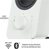Logitech Z207 Altavoces de ordenador Bluetooth, Altavoces de PC blanco, 2.0 canales, Inalámbrico y alámbrico, 5 W, Blanco