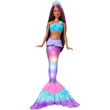 Mattel Twinkle Lights Mermaid, Muñecos Muñeca fashion, Femenino, 3 año(s), Chica, Efectos luminosos, Multicolor