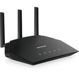 Netgear Nighthawk 4-Stream AX1800 WiFi 6 Router (RAX10) router inalámbrico Gigabit Ethernet Doble banda (2,4 GHz / 5 GHz) Negro negro, Wi-Fi 6 (802.11ax), Doble banda (2,4 GHz / 5 GHz), Ethernet, Negro, Router de sobremesa