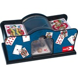 Noris 606154621 accesorio para juegos de mesa Mezclador de cartas, Máquina de mezclar Mezclador de cartas, Negro, 1 pieza(s)