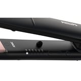 Philips StraightCare Essential BHS378/00, Plancha de pelo negro/rosado
