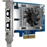 QNAP QXG-10G2T-X710 adaptador y tarjeta de red Interno Ethernet 1000 Mbit/s, Adaptador de red Interno, Alámbrico, PCI Express, Ethernet, 1000 Mbit/s