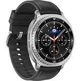SAMSUNG Galaxy Watch 8 Classic 3,3 cm (1.3") AMOLED 46 mm Digital 438 x 438 Pixeles Pantalla táctil 4G Plata Wifi GPS (satélite), SmartWatch negro, 3,3 cm (1.3"), AMOLED, Pantalla táctil, 64 GB, GPS (satélite), 63,5 g
