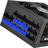 SilverStone ST1500-TI unidad de fuente de alimentación 1500 W 20+4 pin ATX ATX Negro, Fuente de alimentación de PC negro, 1500 W, 90 - 264 V, 1600 W, 47 - 63 Hz, Activo, 120 W