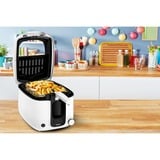 Tefal Super Uno FR3140 Freidora Blanco blanco/Negro, Freidora, 1,3 kg, 2,2 L, Carbono, Blanco, Botones