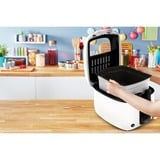Tefal Super Uno FR3140 Freidora Blanco blanco/Negro, Freidora, 1,3 kg, 2,2 L, Carbono, Blanco, Botones