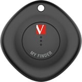 Verbatim My Finder Personal Buscador Negro, Rastreador de seguimiento negro, Personal, Buscador, Negro, Resistente al polvo, Resistente al agua, Acrilonitrilo butadieno estireno (ABS), Policarbonato (PC), IP66
