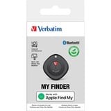 Verbatim My Finder Personal Buscador Negro, Rastreador de seguimiento negro, Personal, Buscador, Negro, Resistente al polvo, Resistente al agua, Acrilonitrilo butadieno estireno (ABS), Policarbonato (PC), IP66