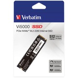 Verbatim Vi5000 512 GB M.2 PCI Express 4.0 NVMe 3D NAND, Unidad de estado sólido 512 GB, M.2, 5000 MB/s