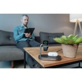 Verbatim WCS-02 Universal Negro USB Cargador inalámbrico Carga rápida Interior, Estación de carga negro/Aluminio, Interior, USB, Cargador inalámbrico, 1,5 m, Negro