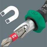 Wera Kraftform Kompakt 838 RA S Set 1, con función de trinquete, Conjuntos de bits negro/Verde