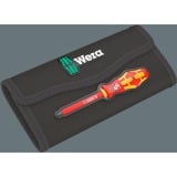 Wera Kraftform Kompakt VDE 15 Torque extra slim 1 Tool Finder, 15 piezas, Destornillador rojo/Amarillo
