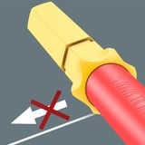 Wera Kraftform Kompakt VDE 15 Torque extra slim 1 Tool Finder, 15 piezas, Destornillador rojo/Amarillo