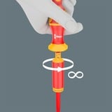 Wera Kraftform Kompakt VDE 15 Torque extra slim 1 Tool Finder, 15 piezas, Destornillador rojo/Amarillo