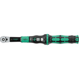 Wera Llave dinamométrica con cuadrado pasante Click-Torque Lock A 5 R/L, Llave de torsión negro/Verde