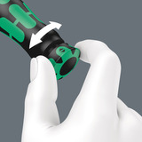 Wera Llave dinamométrica con cuadrado pasante Click-Torque Lock A 5 R/L, Llave de torsión negro/Verde