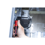 Wiha Destornillador con portapuntas SoftFinish, 1/4" negro/Rojo