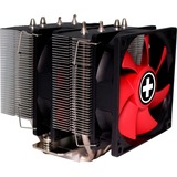 Xilence XC044 sistema de refrigeración para ordenador Procesador Enfriador 9,2 cm Negro, Rojo, Disipador de CPU negro/Rojo, Enfriador, 9,2 cm, 600 RPM, 2200 RPM, 14 dB, 21,8 dB